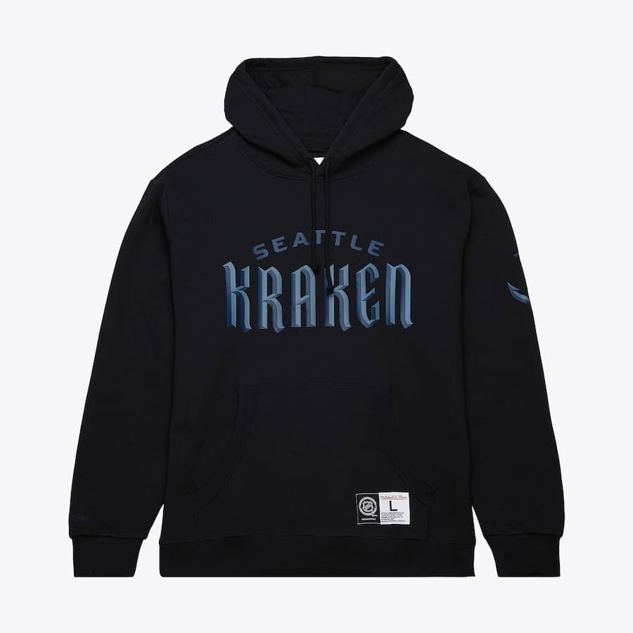 hudi-mitchell-ness-black-seattle-kraken-game-time-fleece-pullover-hoodie