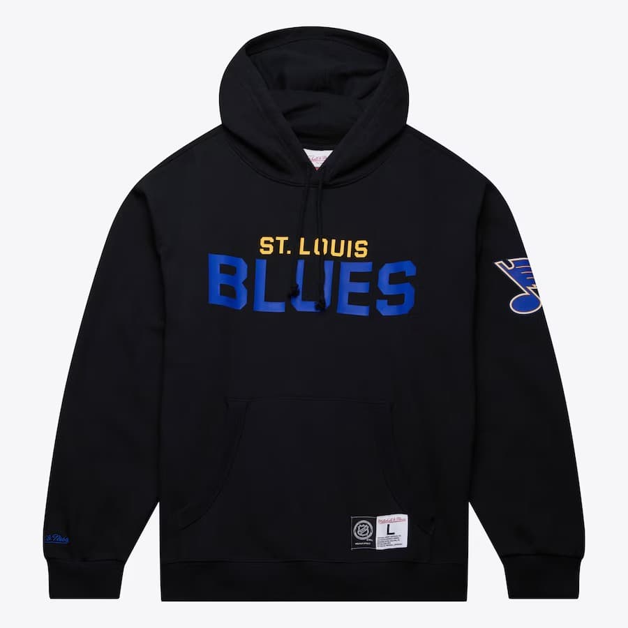 hudi-mitchell-ness-black-st-louis-blues-game-time-fleece-pullover-hoodie