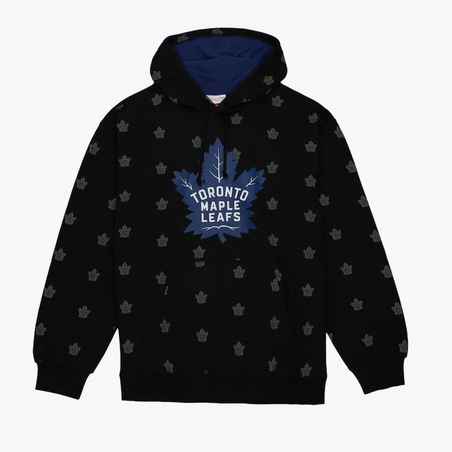 hudi-mitchell-ness-black-toronto-maple-leafs-allover-print-fleece-pullover-hoodie