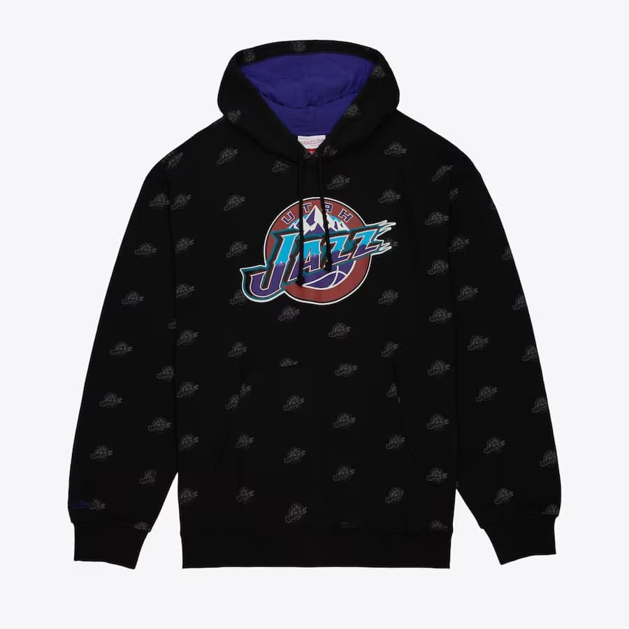 hudi-mitchell-ness-black-utah-jazz-allover-print-fleece-pullover-hoodie