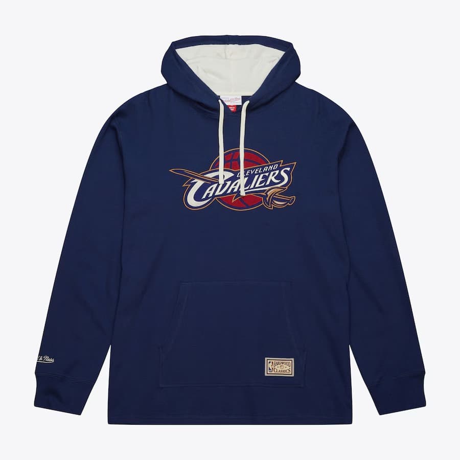 hudi-mitchell-ness-blue-cleveland-cavaliers-vintage-logo-thermal-lightweight-pullover-hoodie