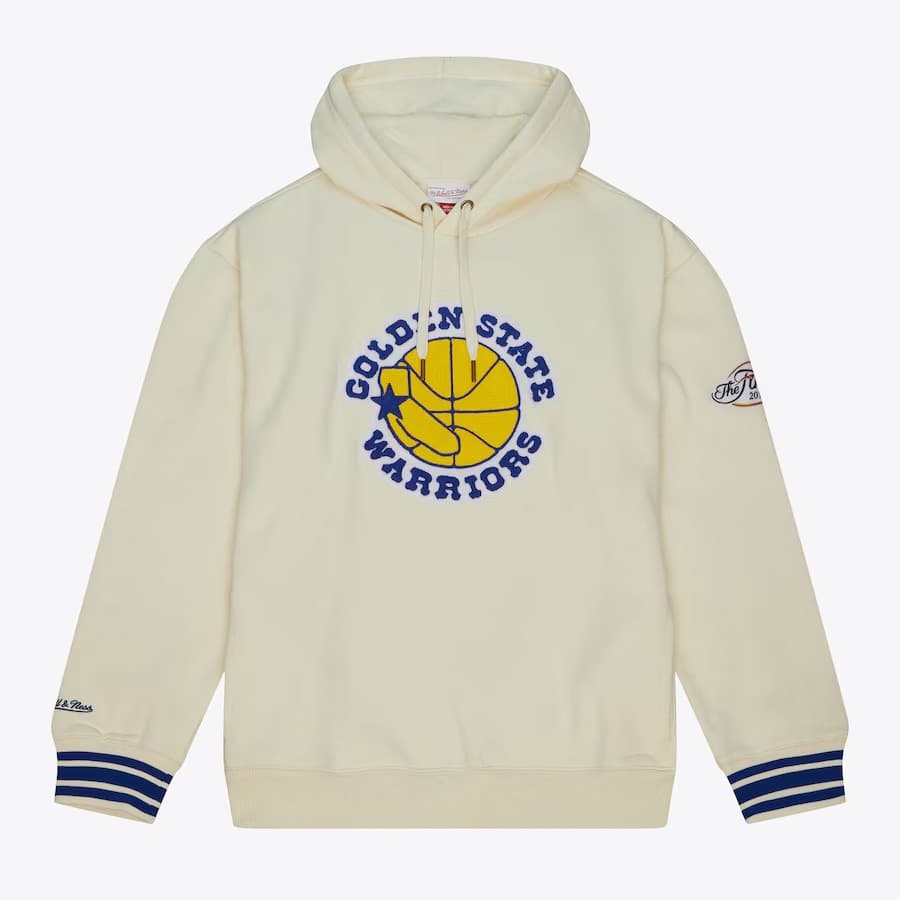 hudi-mitchell-ness-cream-golden-state-warriors-retro-chainstitch-heavyweight-pullover-hoodie