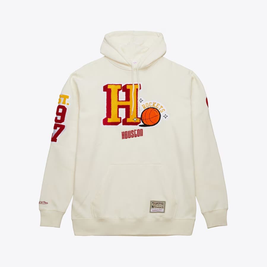 hudi-mitchell-ness-cream-houston-rockets-sswagger-fleece-pullover-hoodie