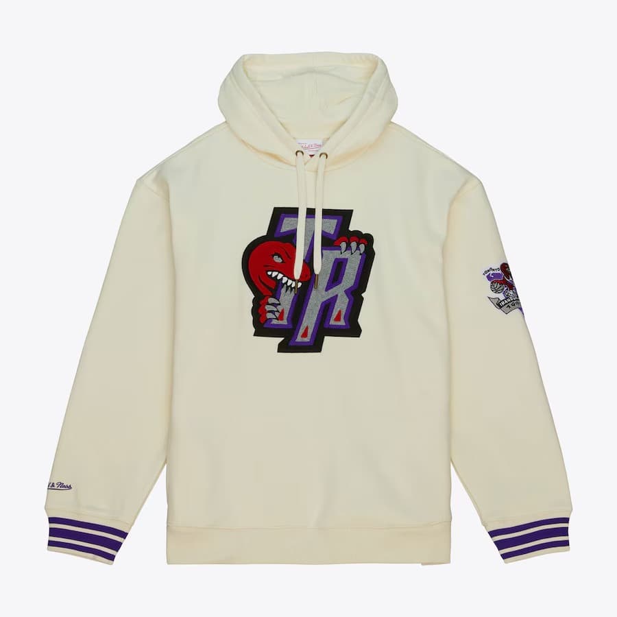 hudi-mitchell-ness-cream-toronto-raptors-retro-chainstitch-heavyweight-pullover-hoodie