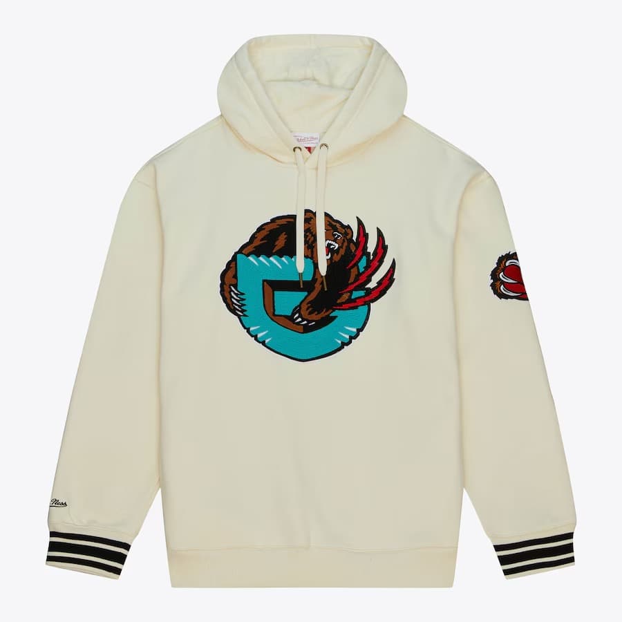 hudi-mitchell-ness-cream-vancouver-grizzlies-retro-chainstitch-heavyweight-pullover-hoodie