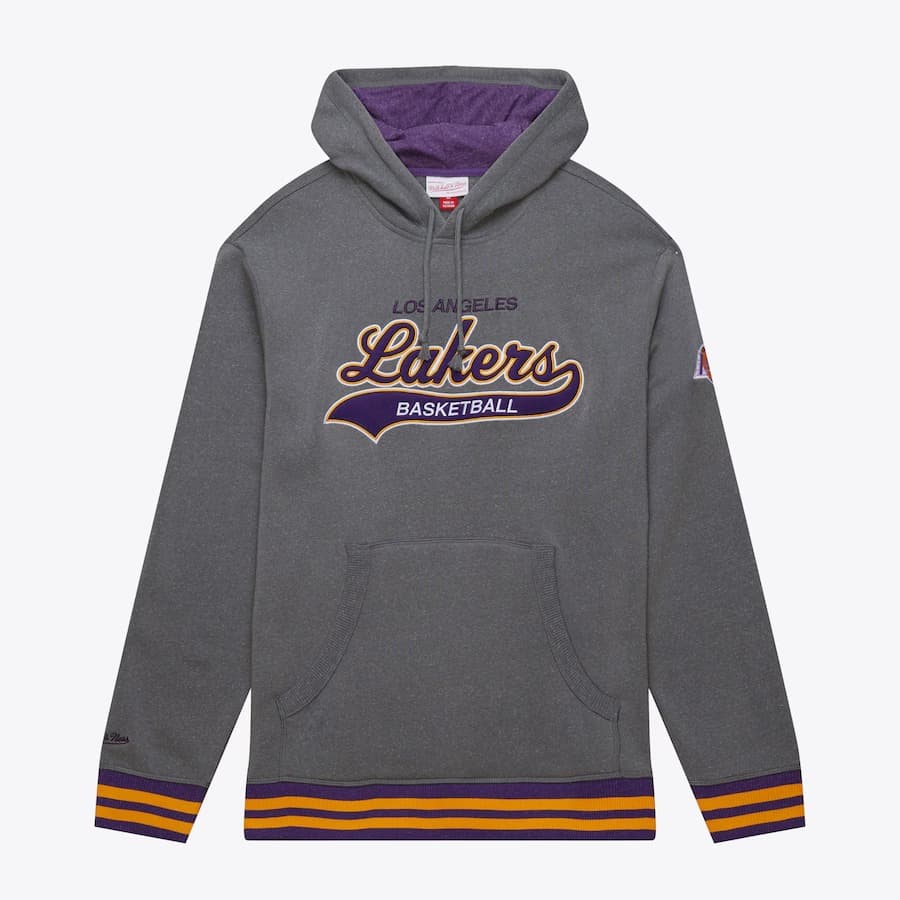 hudi-mitchell-ness-gray-los-angeles-lakers-snow-washed-fleece-pullover-hoodie