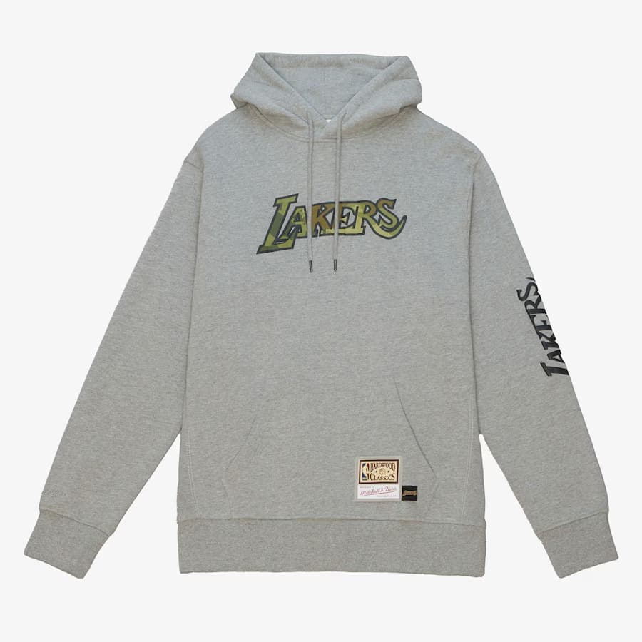 hudi-mitchell-ness-heather-gray-los-angeles-lakers-nba-ghost-green-pullover-hoodie