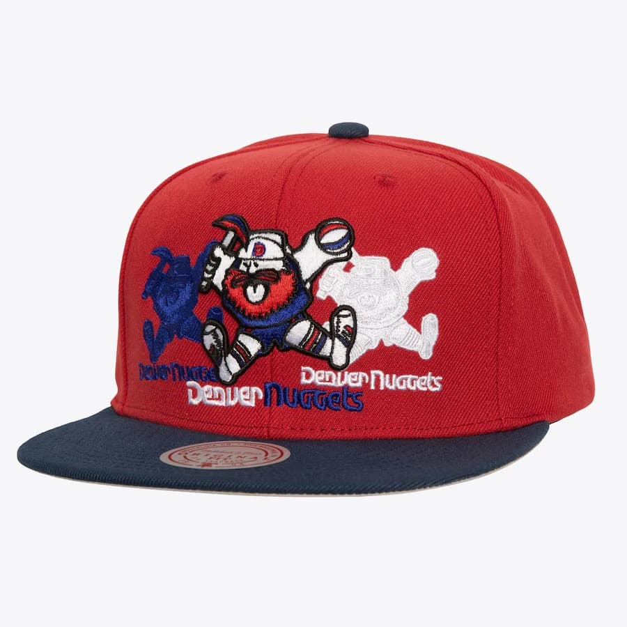 bejsbolka-mitchell-ness-red-denver-nuggets-hardwood-classics-triple-up-snapback-hat