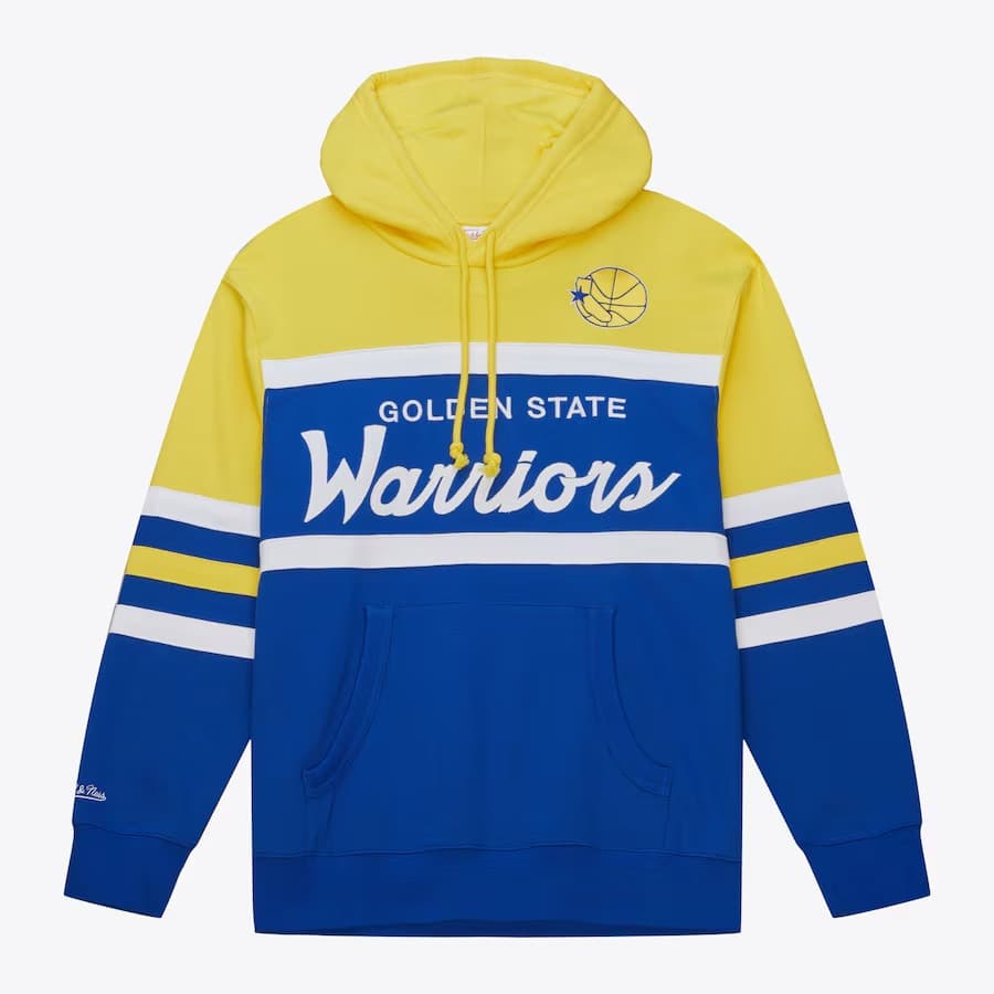 hudi-mitchell-ness-royal-golden-state-warriors-head-coach-pullover-hoodie