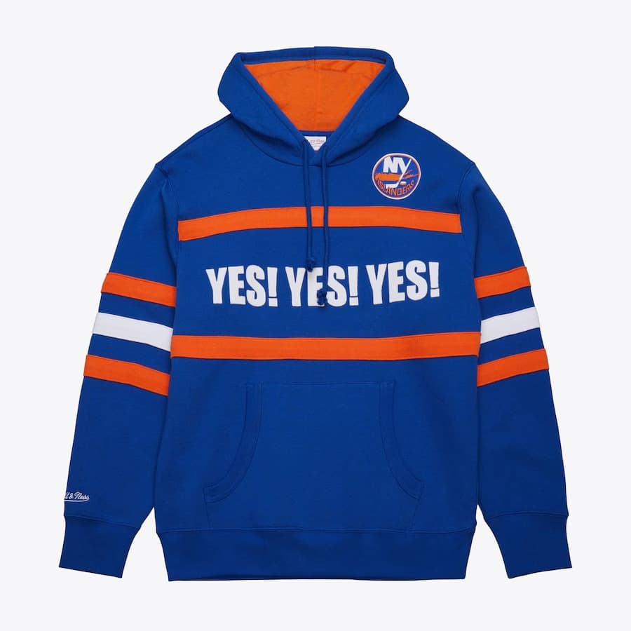 hudi-mitchell-ness-royal-new-york-islanders-head-coach-fleece-pullover-hoodie