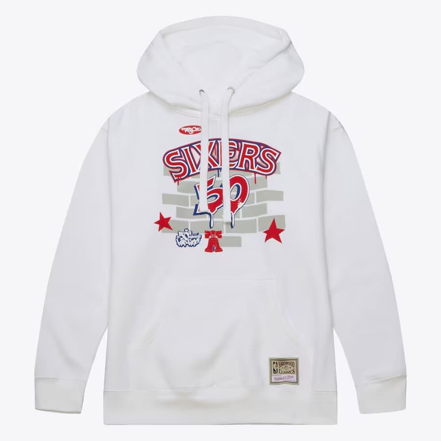 hudi-mitchell-ness-white-philadelphia-76ers-hardwood-classics-tats-cru-the-50th-anniversary-of-hip-hop-brick-pullover-hoodie