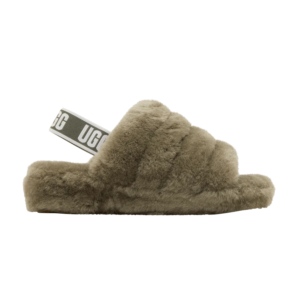 UGG Wmns Fluff Yeah Slide 'Burnt Olive'