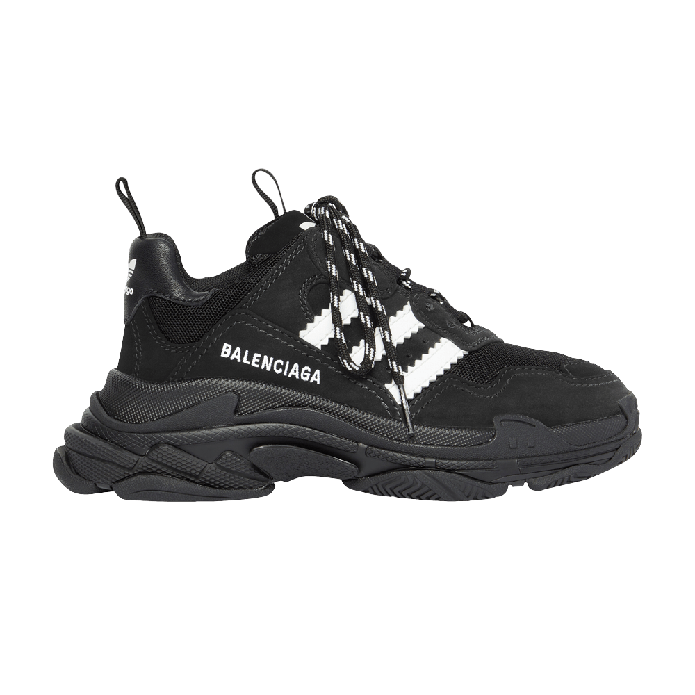 Кроссовки Adidas x Balenciaga Triple S Sneaker Kids 'Black'