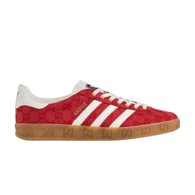 Adidas x Gucci Gazelle 'Red GG Monogram'