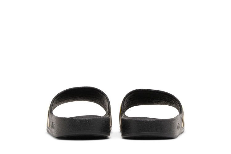 Кроссовки adidas Adilette Aqua Slides 'Black Gold Metallic'