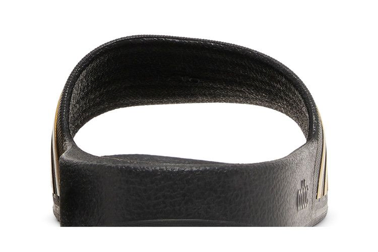 Кроссовки adidas Adilette Aqua Slides 'Black Gold Metallic'