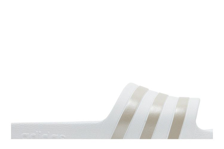 Кроссовки adidas Adilette Aqua Slides 'White Platinum Metallic'