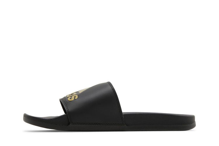 Кроссовки adidas Adilette Comfort Slide 'Black Gold Metallic'