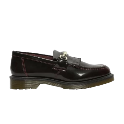 Dr. Martens Adrian Snaffle Smooth Leather Kiltie Loafer 'Cherry Red Arcadia'