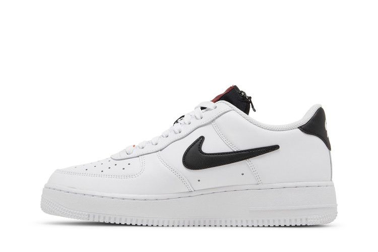 Кроссовки Nike Air Force 1 '07 Premium 'Carabiner - White Habanero Red'