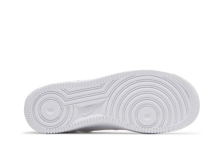 Кроссовки Nike Air Force 1 GS 'Cut-Out Swoosh - White University Red'