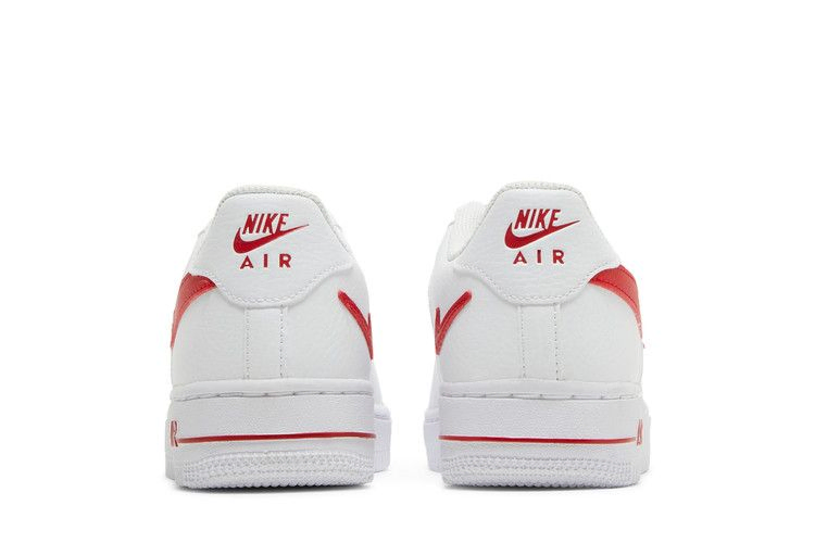 Кроссовки Nike Air Force 1 GS 'Cut-Out Swoosh - White University Red'