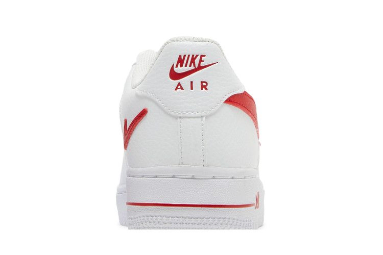 Кроссовки Nike Air Force 1 GS 'Cut-Out Swoosh - White University Red'