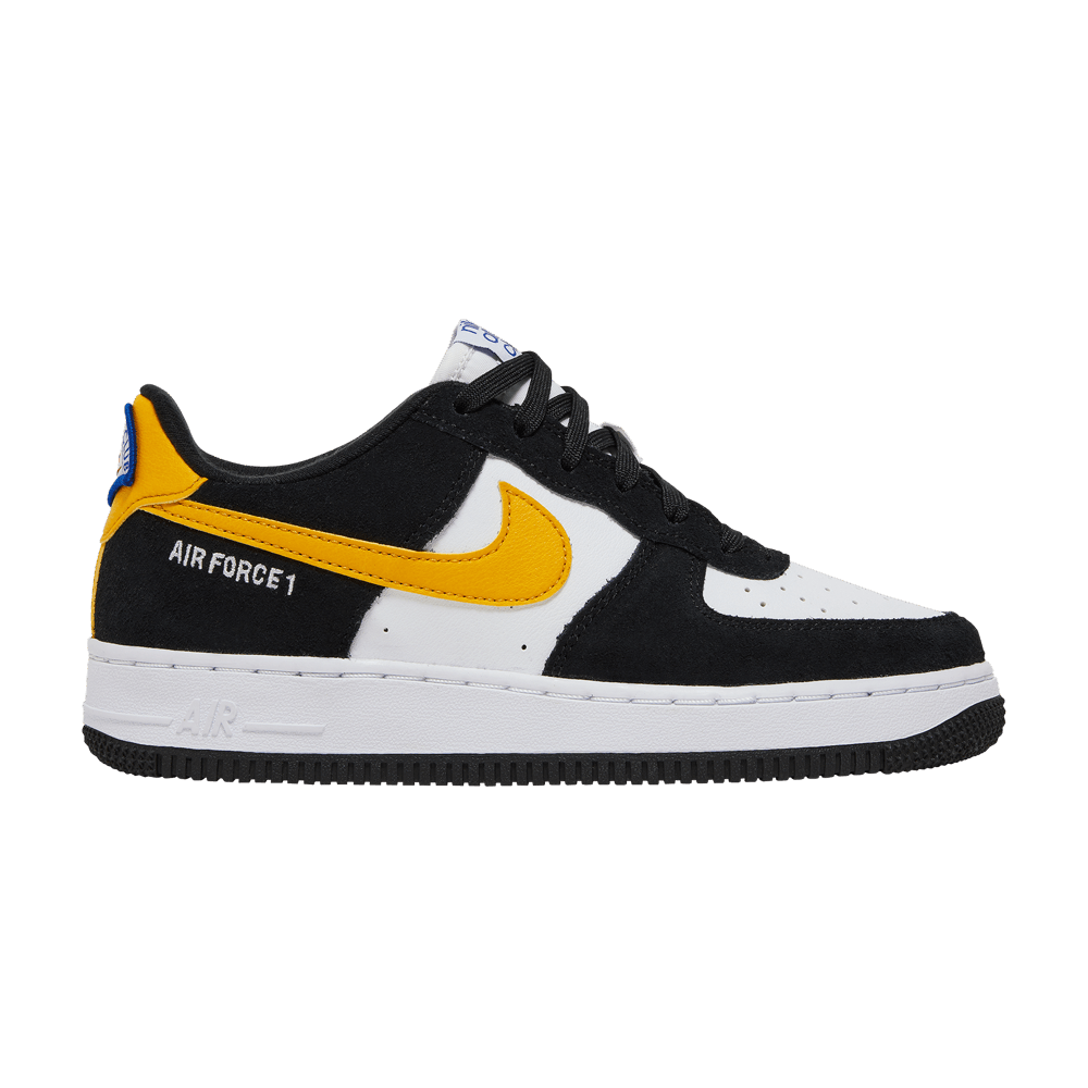 Кроссовки Nike Air Force 1 LV8 GS 'Black White Dark Sulfur'