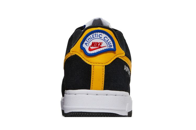 Кроссовки Nike Air Force 1 LV8 GS 'Black White Dark Sulfur'