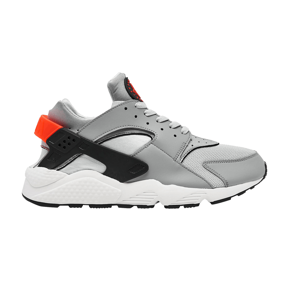 Nike huarache grey orange on sale