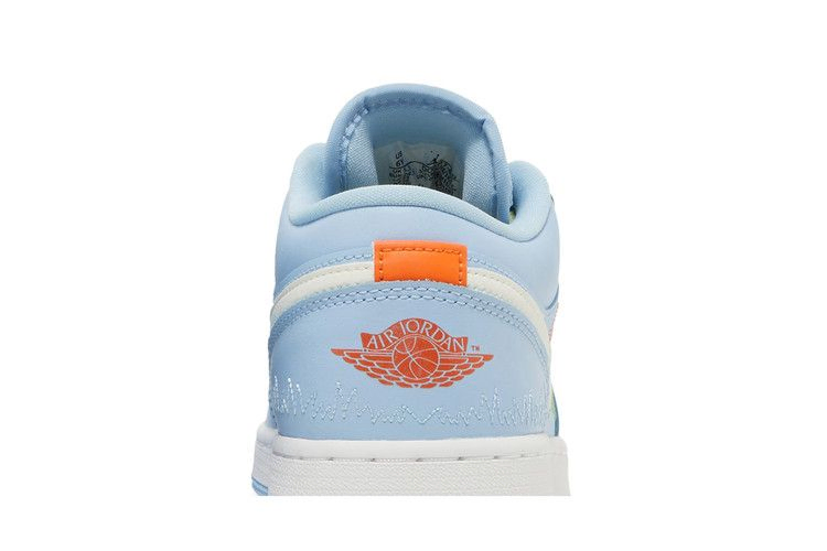 Кроссовки Air Jordan 1 Low SE GS 'Blue Stitch'