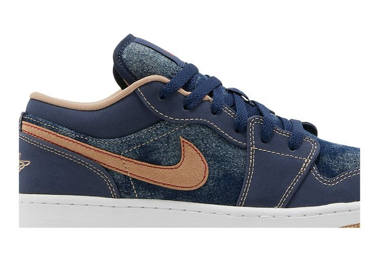 Кроссовки Air Jordan 1 Low SE GS 'Denim'