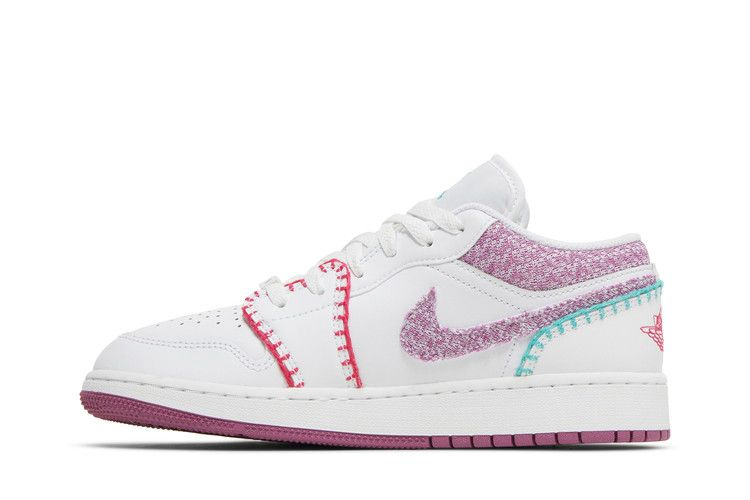 Кроссовки Air Jordan 1 Low SE GS 'Knit'