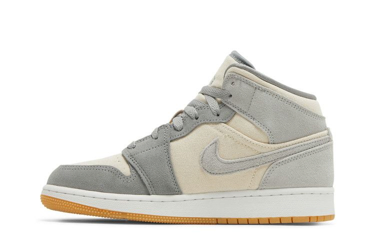 Кроссовки Air Jordan 1 Mid SE GS 'Coconut Milk Particle Grey'