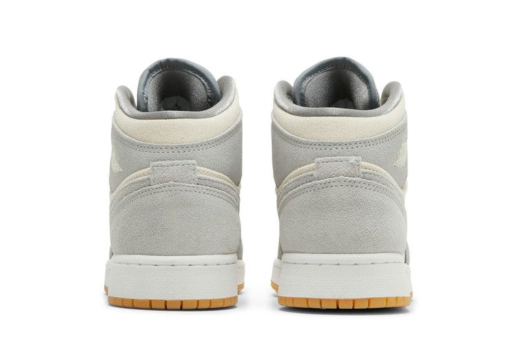 Кроссовки Air Jordan 1 Mid SE GS 'Coconut Milk Particle Grey'