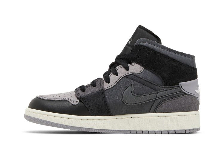 Кроссовки Air Jordan 1 Mid SE Craft GS 'Inside Out - Black'