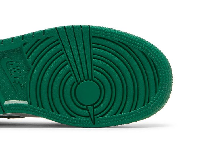 Кроссовки Air Jordan 1 Mid SE GS 'Grey Pine Green'