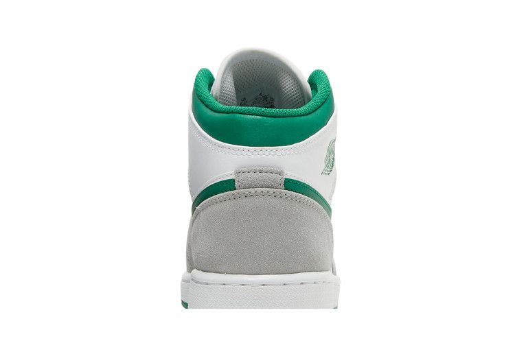Кроссовки Air Jordan 1 Mid SE GS 'Grey Pine Green'