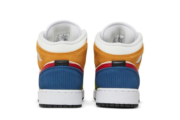 Кроссовки Air Jordan 1 Mid SE GS 'Messy Room'