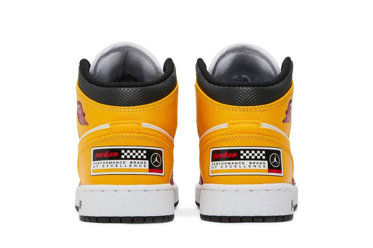 Кроссовки Air Jordan 1 Mid SE GS 'Motorsport'