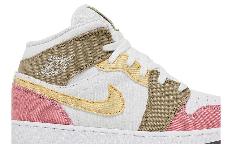 Кроссовки Air Jordan 1 Mid SE GS 'Pastel Grind'