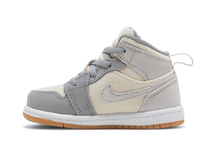 Кроссовки Air Jordan 1 Mid SE TD 'Coconut Milk Particle Grey'