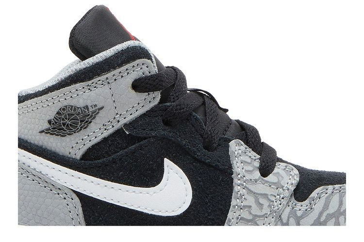 Кроссовки Air Jordan 1 Mid SE TD 'Elephant Toe'