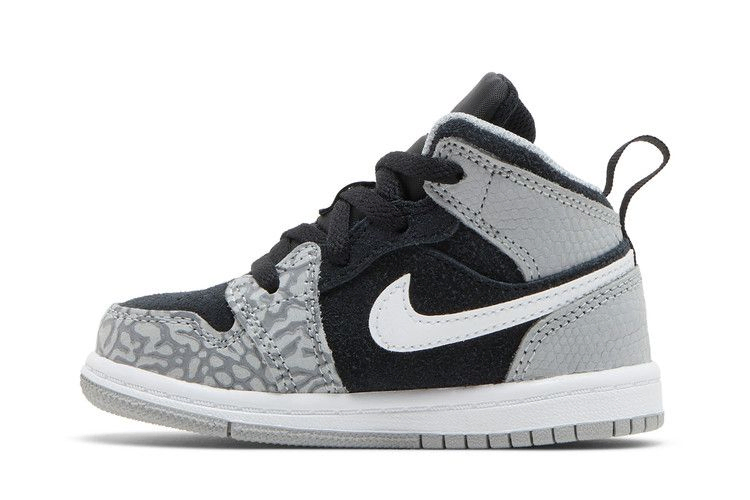 Кроссовки Air Jordan 1 Mid SE TD 'Elephant Toe'