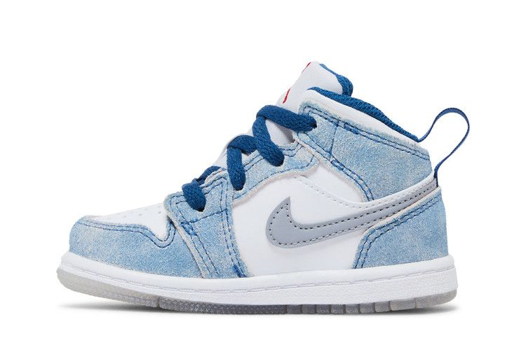 Кроссовки Air Jordan 1 Mid SE TD 'French Blue'