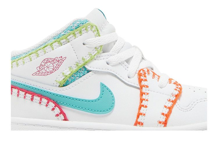 Кроссовки Air Jordan 1 Mid SE TD 'Multi Knit'