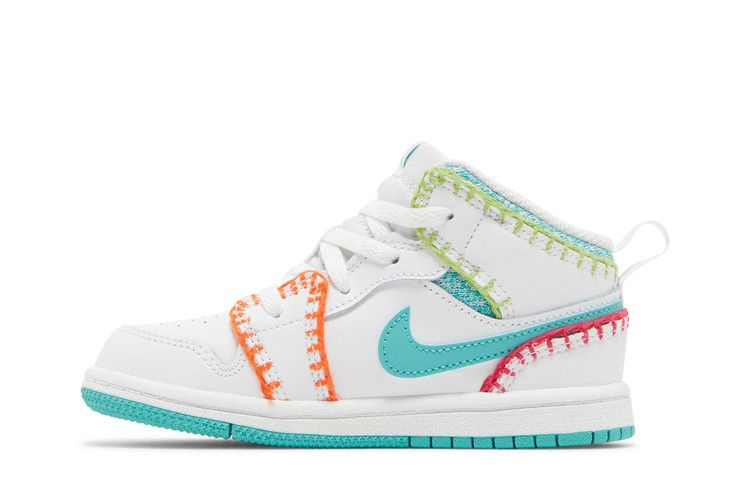 Кроссовки Air Jordan 1 Mid SE TD 'Multi Knit'