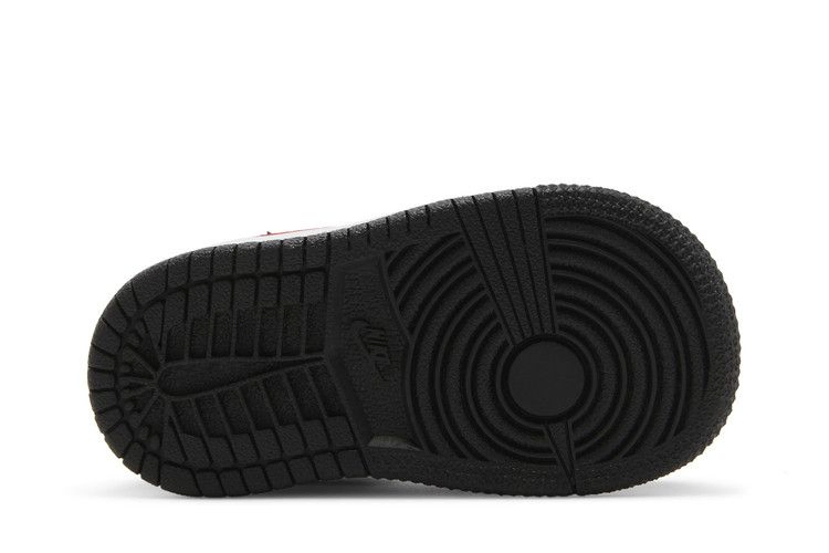 Кроссовки Air Jordan 1 Mid TD 'Black Fire Red'