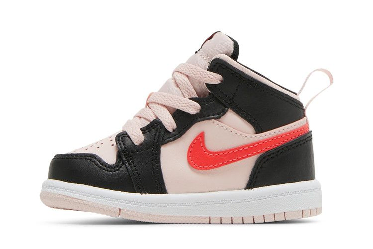 Кроссовки Air Jordan 1 Mid TD 'Black Pink Crimson'