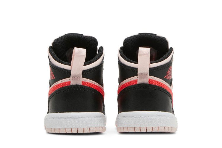 Кроссовки Air Jordan 1 Mid TD 'Black Pink Crimson'